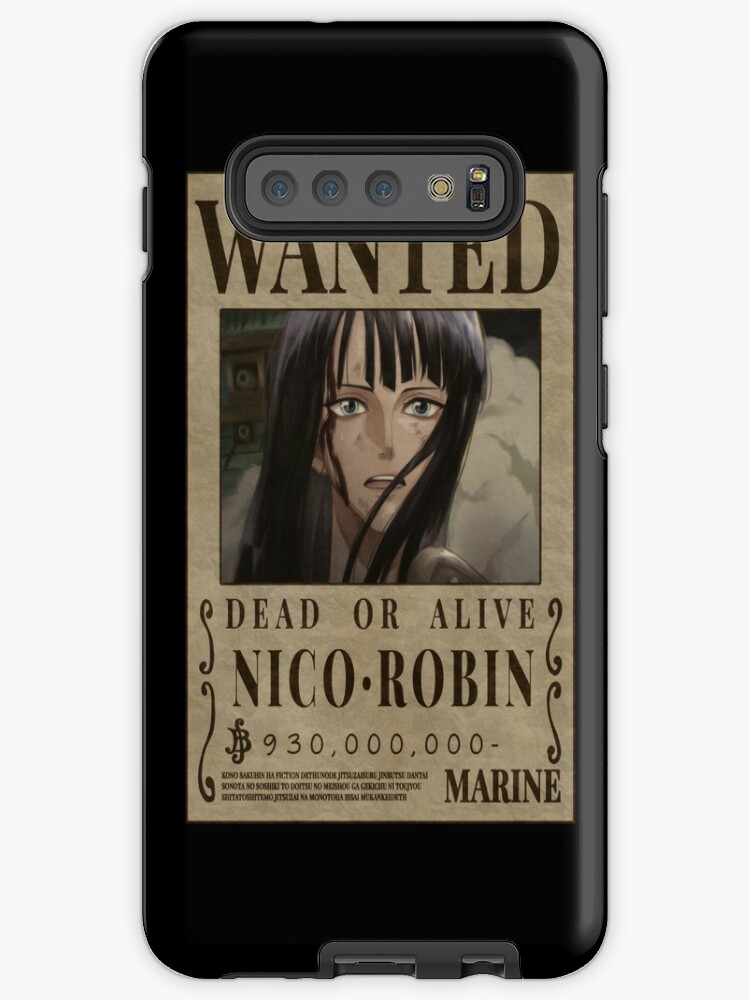 Nico Robin Wanted Bounty Poster Devil Child Samsung Galaxy Phone Case for  Sale by One Piece Bounty Poster