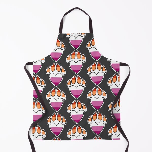 Item preview, Lesbian Pride Paw Print designed and sold by Weremoose.