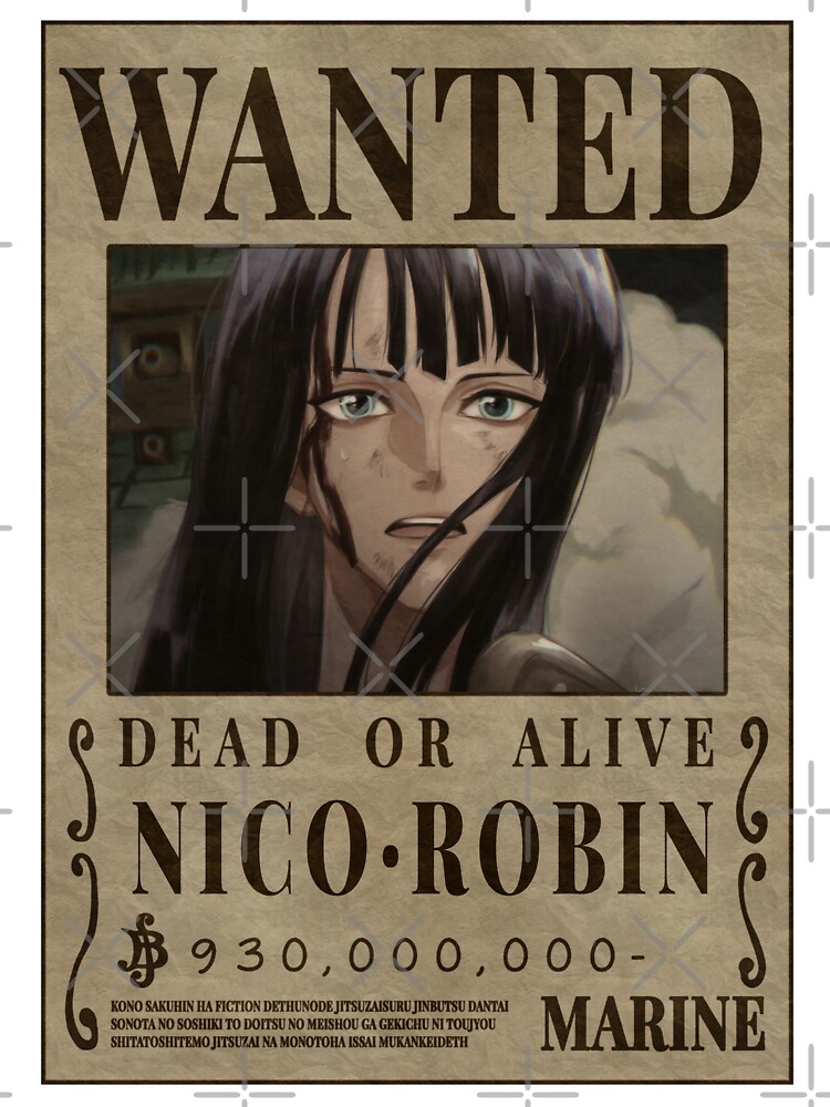 One Piece Wanted Poster - Nico Robin - New