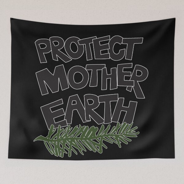 Item preview, Protect Mother Earth Illustrated Text for Climate Ambassadors designed and sold by AngelDawnDesign.