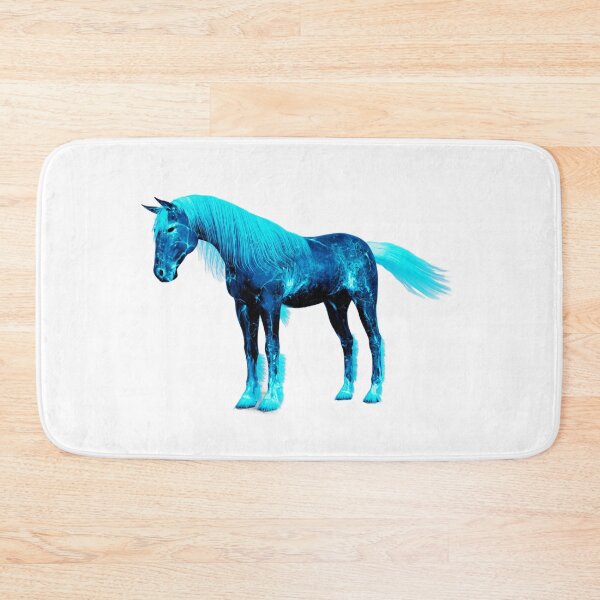 Item preview, Turquoise Neon Fire Horse design, Animals style designed and sold by Dven-Clothes.