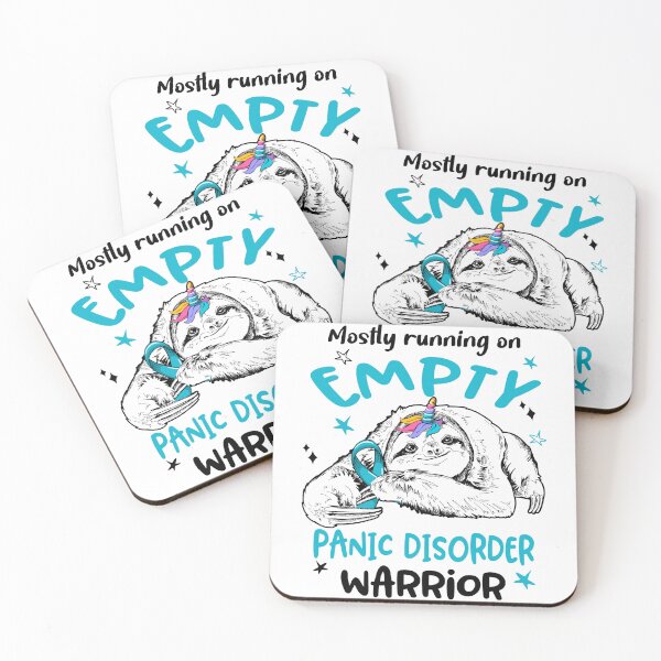 Item preview, Mostly running on Empty Panic Disorder Warrior designed and sold by ElizabethS809.