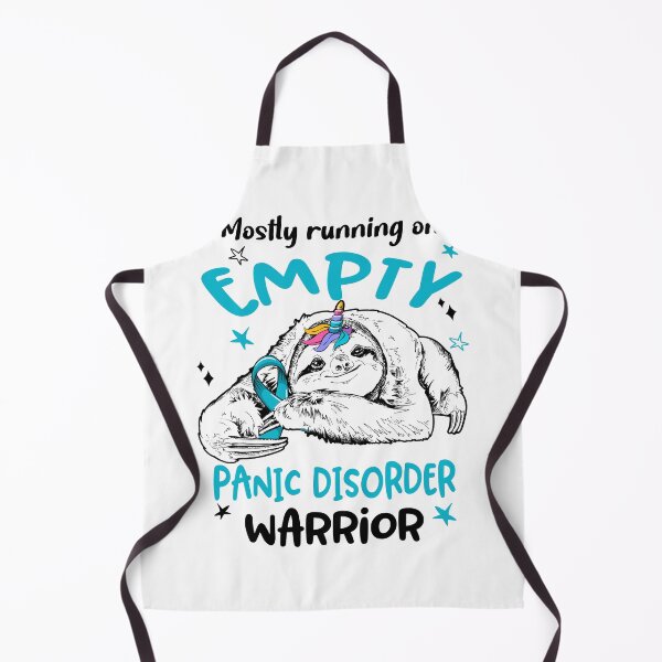 Item preview, Mostly running on Empty Panic Disorder Warrior designed and sold by ElizabethS809.