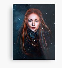 RED HEAD Metal Print