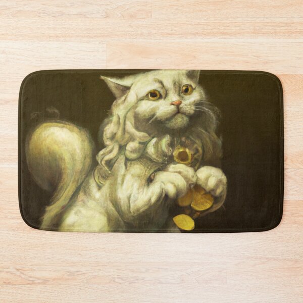 Item preview, Marley the Cat, counting coins (Baroque) designed and sold by thecatandkettle.