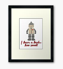 Tin Man Heart Beat Framed Print