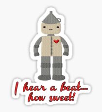 Tin Man Heart Beat Sticker