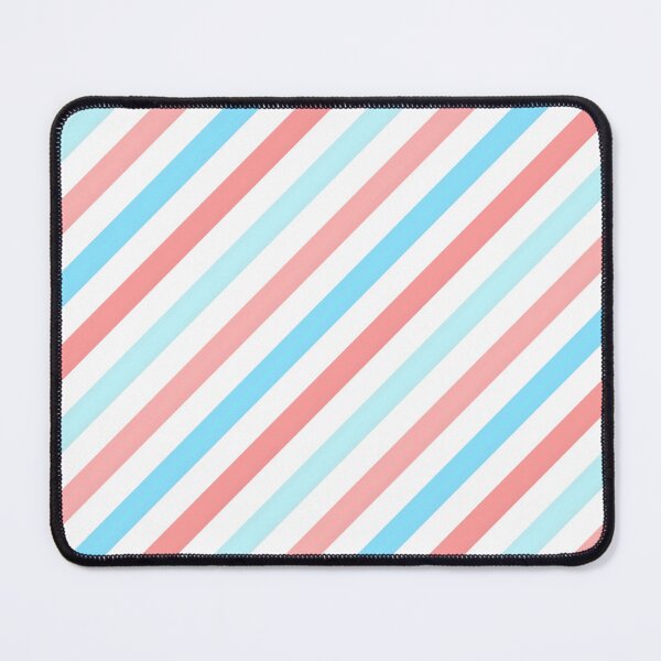 Item preview, Retro light blue and pink Stripes  designed and sold by GeoFormsArt.