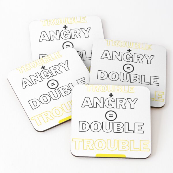 Item preview, Trouble+Angry=Double Trouble designed and sold by Nicedeco.