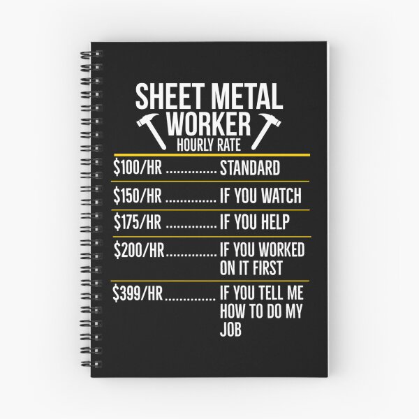 Item preview, Sheet Metal Worker Hourly Rate Funny Classic T-Shirt designed and sold by MartinSanchezs.