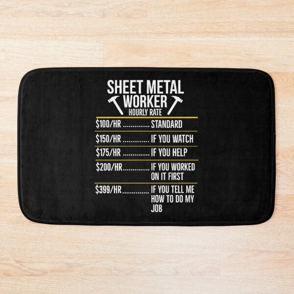 Item preview, Sheet Metal Worker Hourly Rate Funny Classic T-Shirt designed and sold by MartinSanchezs.