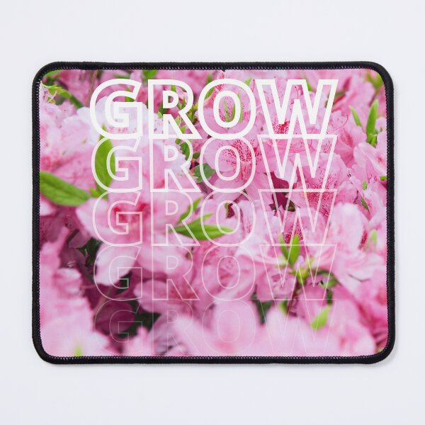 Item preview, GROW (above) - Flirty, Fun, Bright Pink Flowers designed and sold by AliceSLee.