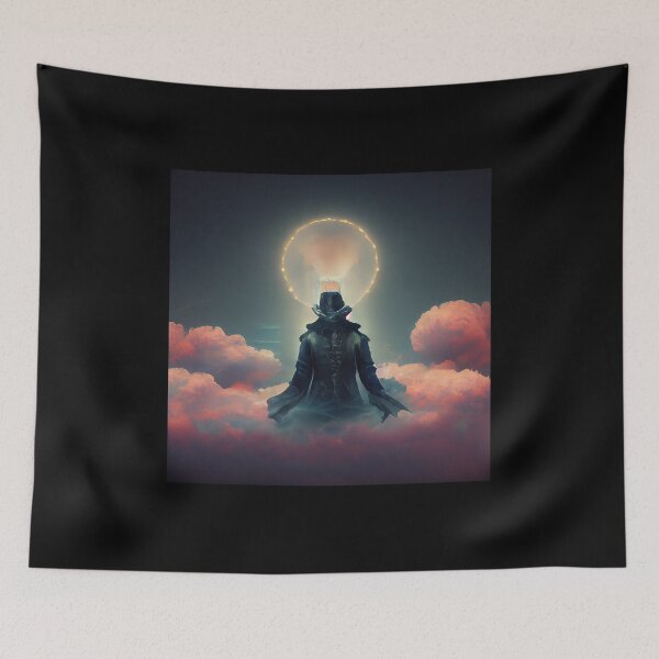 Item preview, Cloudy Meditation Five | AI Generated Art designed and sold by WillowridgeRKR.