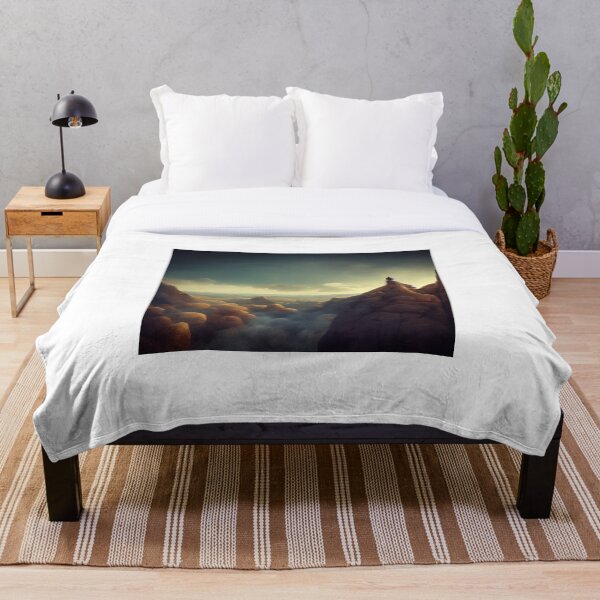 Item preview, Contemplation on the Mountainside | AI Generated Art designed and sold by WillowridgeRKR.