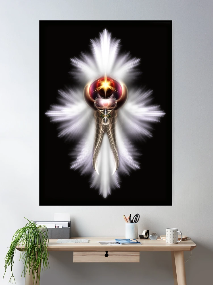 Lypidian II Fractal Art c2012 by Xzendor7 Room Decor Poster Art Print