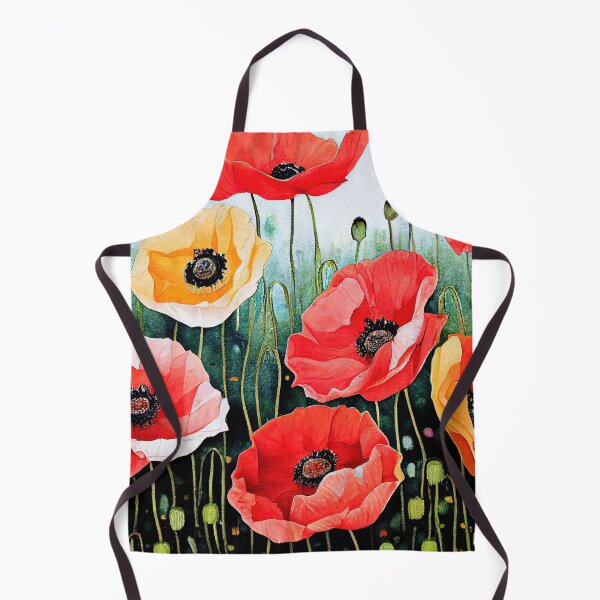 Item preview, Poppy watercolour print designed and sold by ThePurpleMelon.