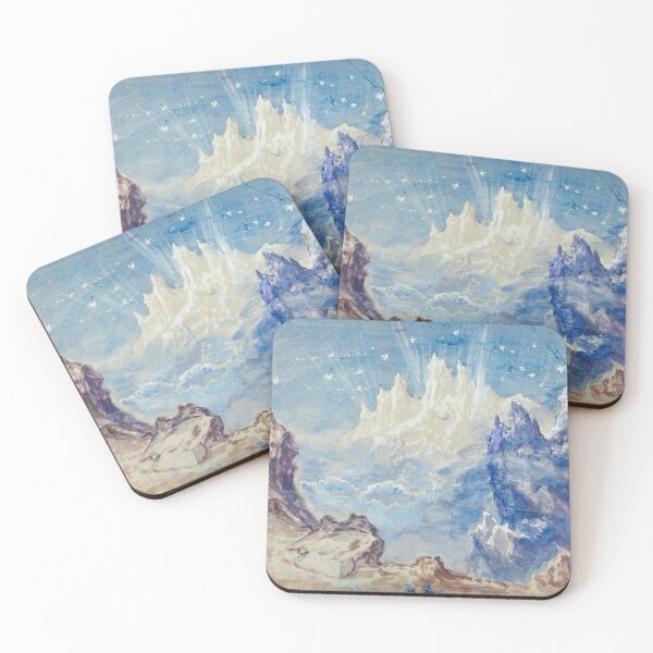 Item preview, Fantastic Mountainous Landscape with a Starry Sky designed and sold by Twisted Wick.