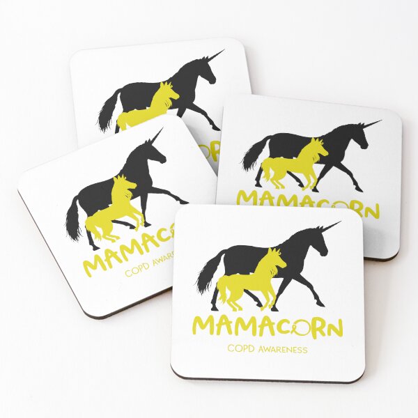 Item preview, COPD Awareness Mama Unicorn Mamacorn Support COPD Warrior  designed and sold by RunningShop.
