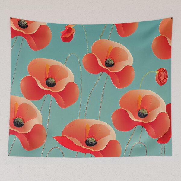 Item preview, Poppy print designed and sold by ThePurpleMelon.