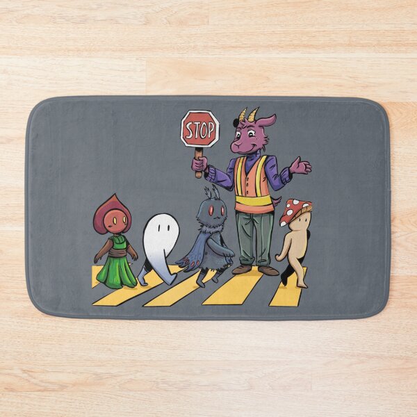 Item preview, Goatman Crossing Guard with walking Cryptids designed and sold by YazminCityArts.
