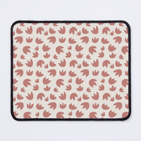 Item preview, Floral Bulb - 01- Coral Clay on Alabaster White designed and sold by NolkDesign.