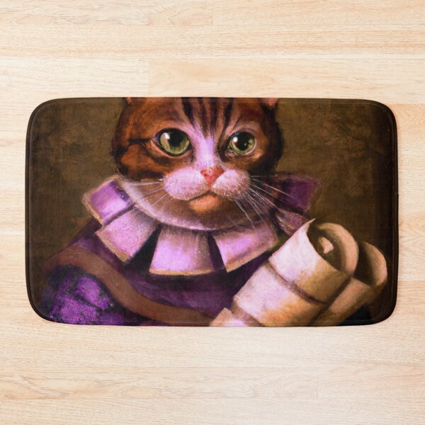 Item preview, Socks the Cat, holding a scroll (Baroque) designed and sold by thecatandkettle.