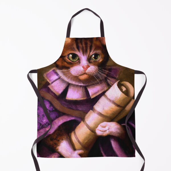 Item preview, Socks the Cat, holding a scroll (Baroque) designed and sold by thecatandkettle.