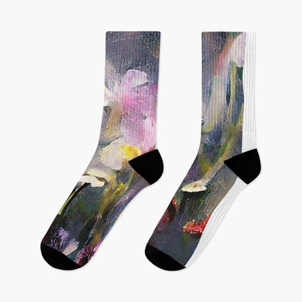 Item preview, Winter Flower Field-Frozen Florals designed and sold by BioDigital-Jazz.