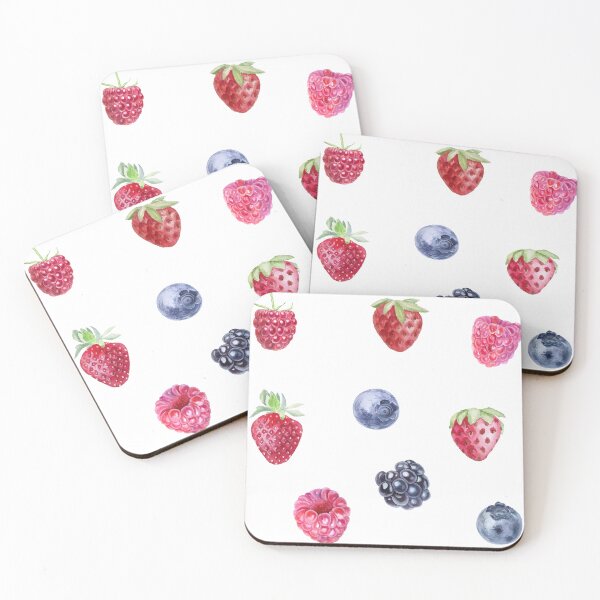 Item preview, Watercolor Mixed Berries designed and sold by silviaol.