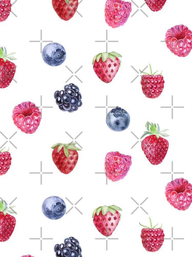 Thumbnail 4 von 4, iPhone-Hülle, Aquarell gemischte Beeren designt und verkauft von silviaol.