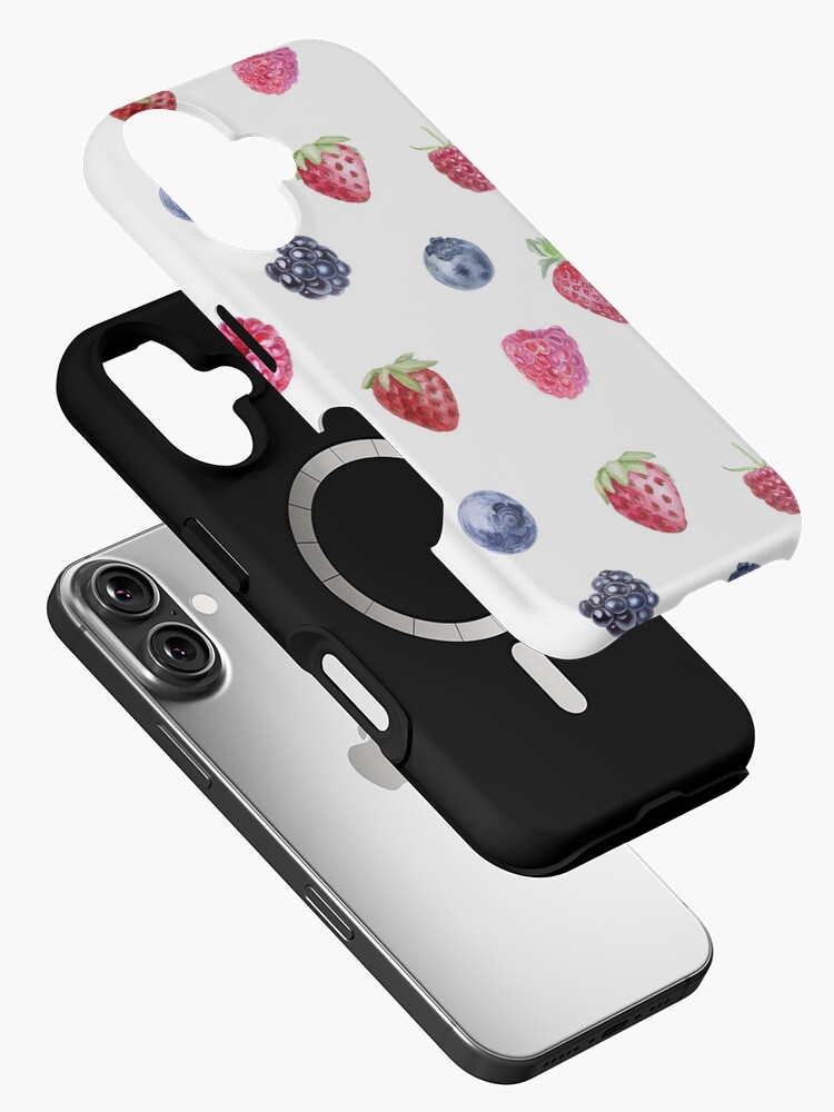 Thumbnail 2 von 4, iPhone-Hülle, Aquarell gemischte Beeren designt und verkauft von silviaol.