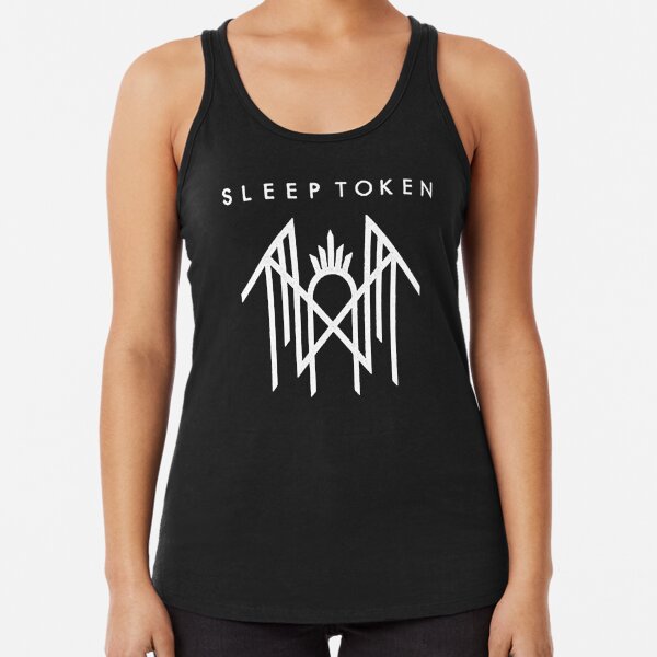 sleep token cover logo Racerback Tank Top
