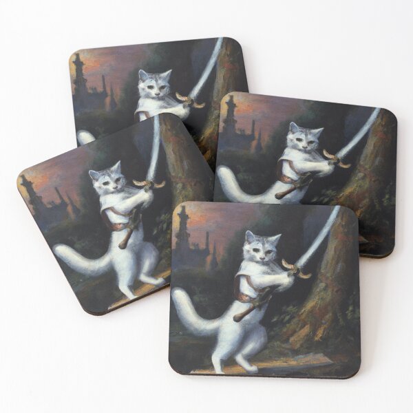 Item preview, Inigo the Cat, ready for battle (Realism) designed and sold by thecatandkettle.