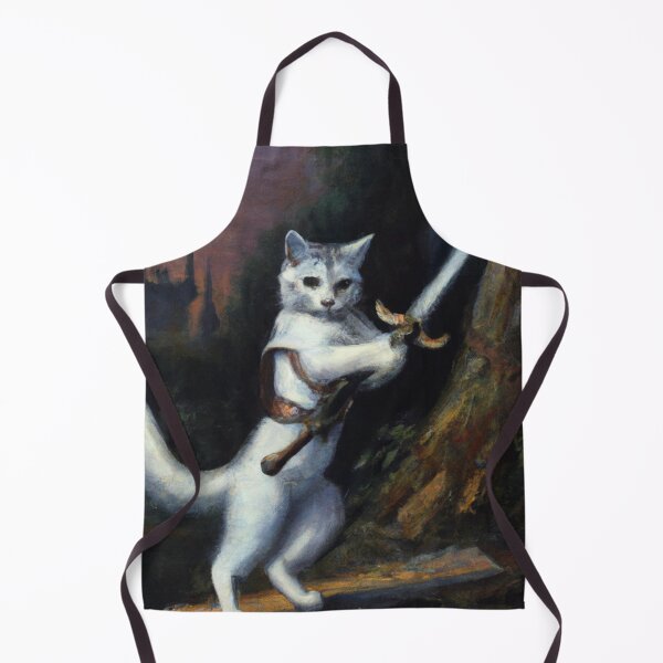 Item preview, Inigo the Cat, ready for battle (Realism) designed and sold by thecatandkettle.
