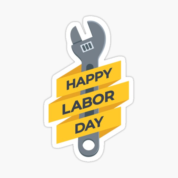 "Happy Labor Day New York (2)" Sticker for Sale by ChlementEthelbe