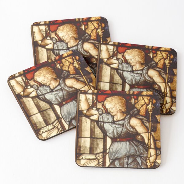 Item preview, The Angel Gabriel, from a Medieval Stained Glass Window designed and sold by IlluminatedPage.