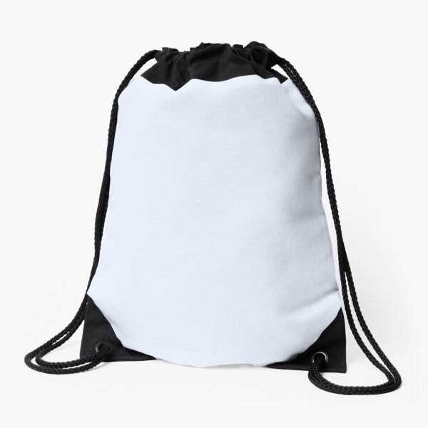 Christmas Icicle Ice Blue Drawstring Bag