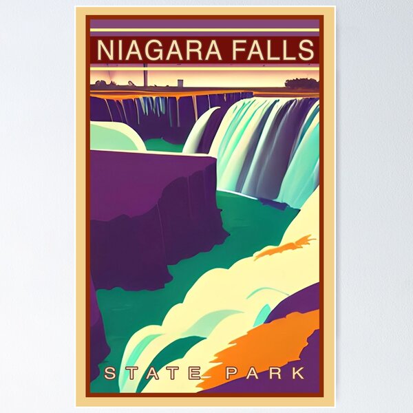 Vintage Compact order Niagara Falls Book Style