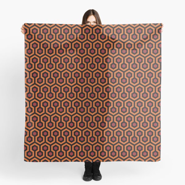 Overlook Hotel Carpet from The Shining: Orange/Red Scarf
