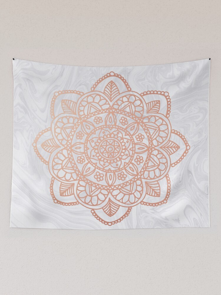 Rose Gold Tapestry - Textile - Rose Gold and Marble by Louis Vuitton