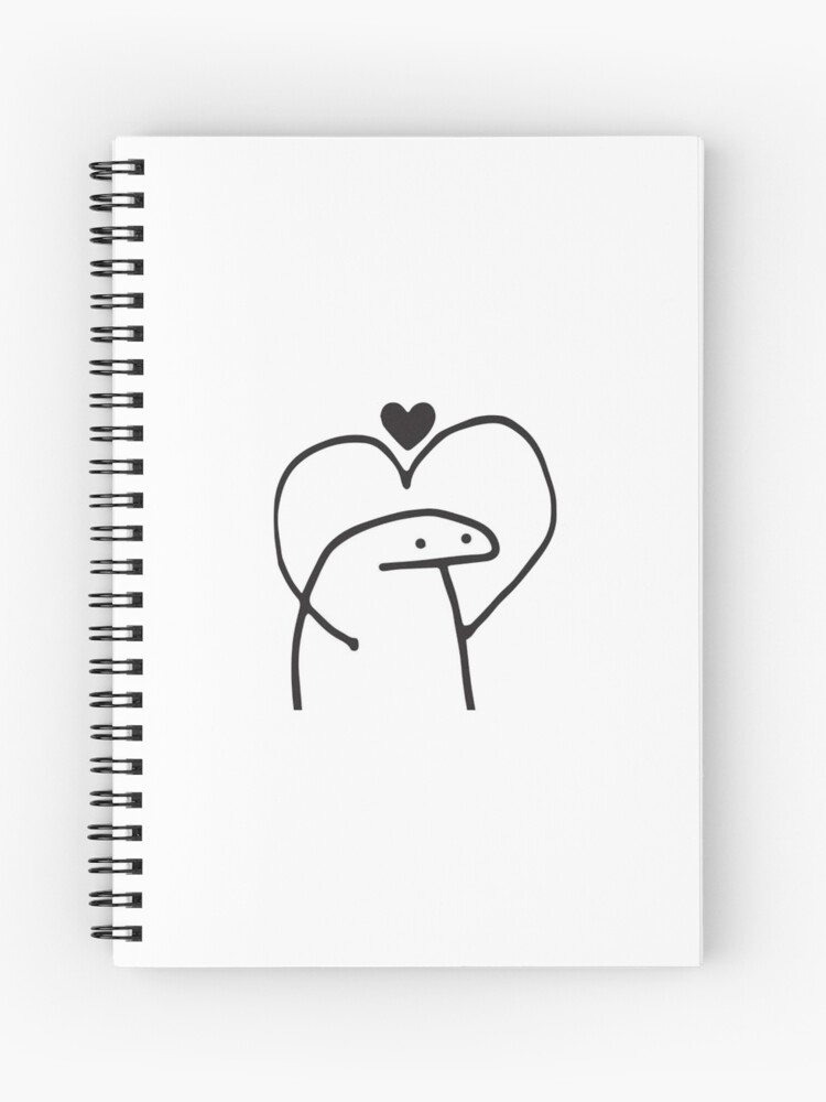 Confused Flork meme Spiral Notebook for Sale by onlyheba in 2023