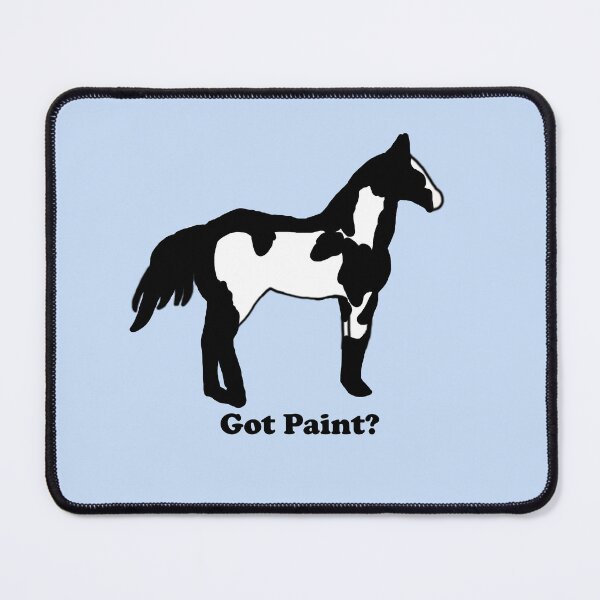 Item preview, "Got Paint" Black Paint Horse designed and sold by thepunchypoodle.