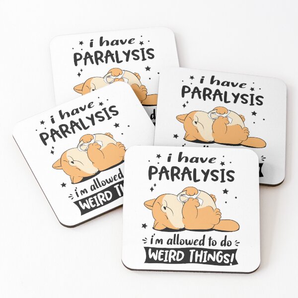 Item preview, Paralysis Awareness Funny I have Paralysis i'm allowed to do Weird Things! designed and sold by JanetShop809.