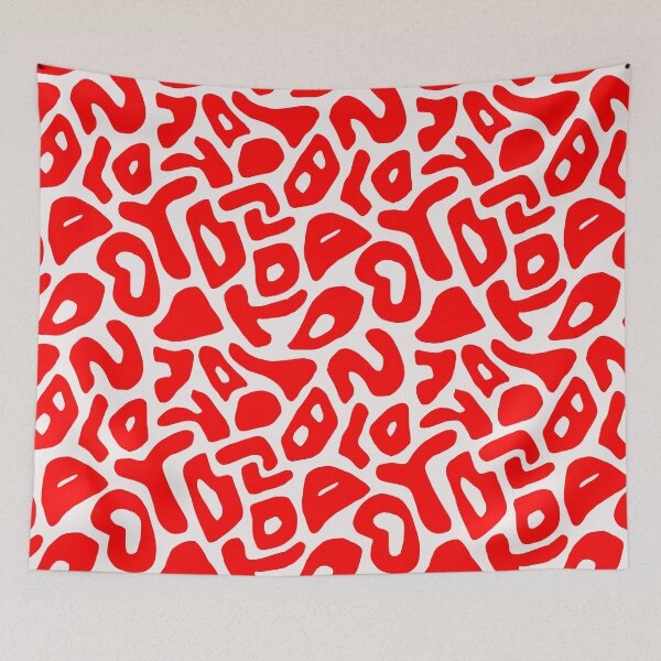 Item preview, Literary camo, re(a)d and white. designed and sold by swellart.