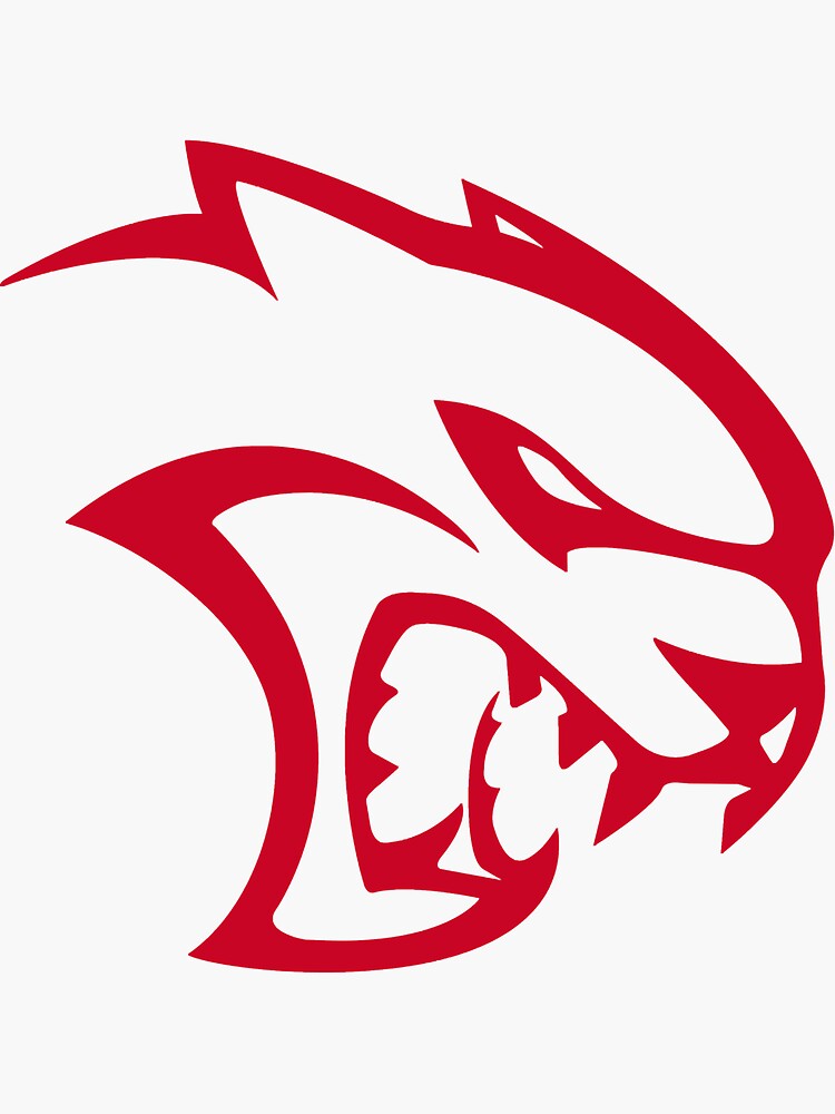 "Hellcat " Sticker for Sale by AmyeWhite Redbubble