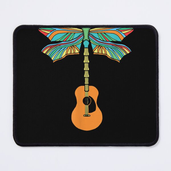Item preview, acoustic guitar artistic dragonfly music amp musician vitnage designed and sold by makononazzyn.