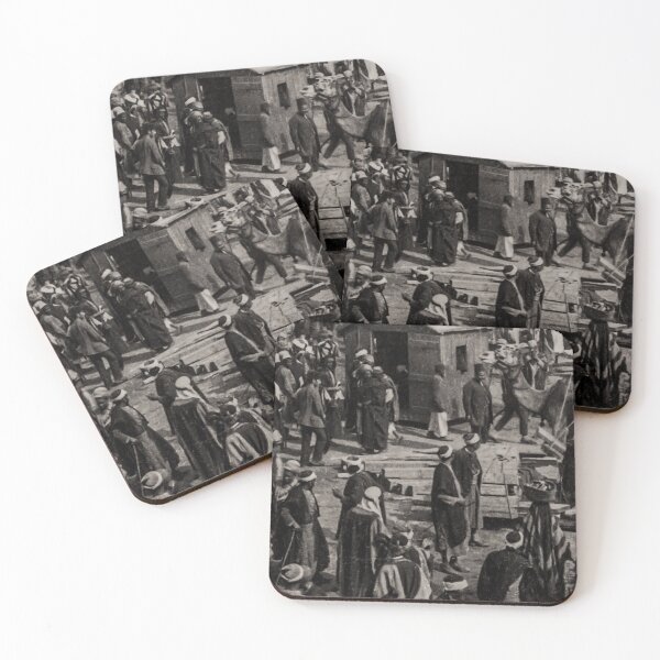 Item preview, Bazaar, Jaffa Palestine 1895 designed and sold by lobodelnoir.