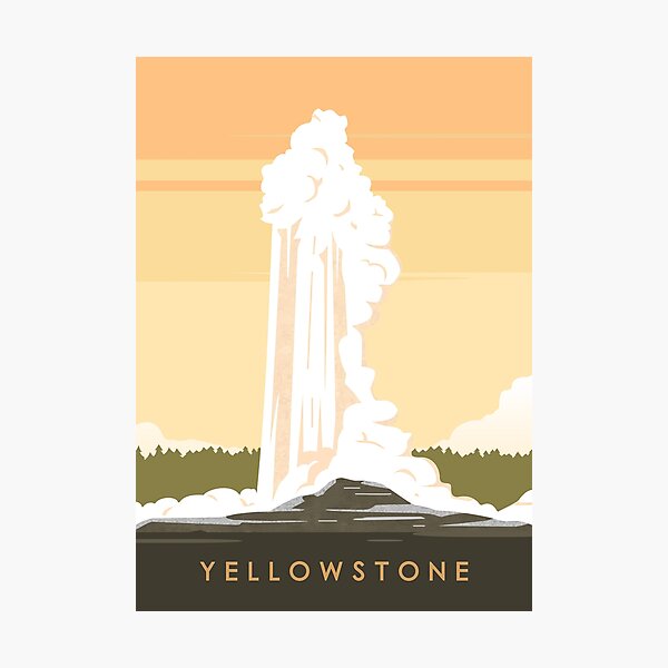 Yellowstone national park Photographic Print
