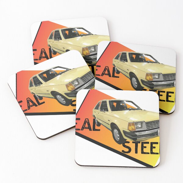 Artikelvorschau, American Muscle Ford Escort aus echtem Stahl entworfen und verkauft von badcarshirts.