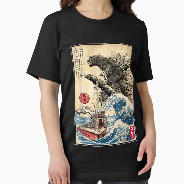 Item preview, Orca.in.Japan.Woodblock T-Shirt designed and sold by WILLIAGHTE.